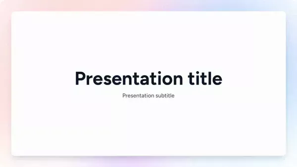 Gradient template