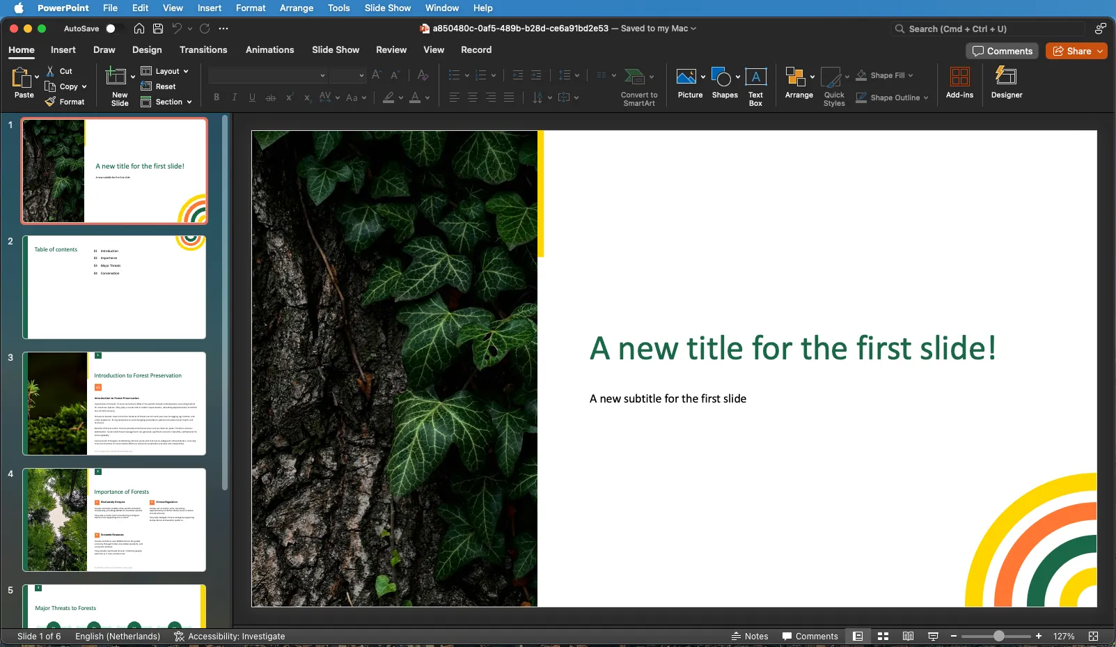 PowerPoint Edited Result