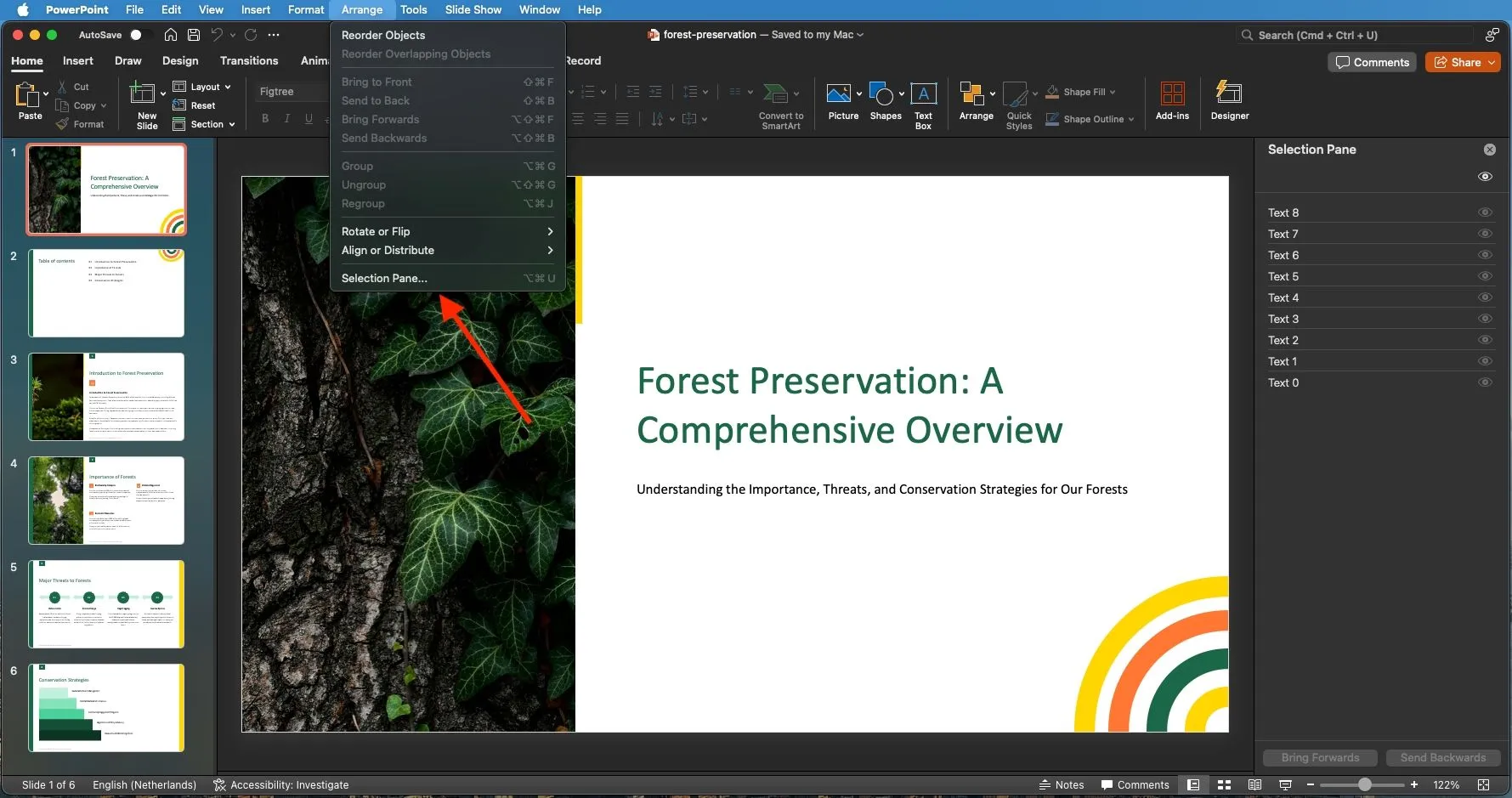 PowerPoint Selection Pane